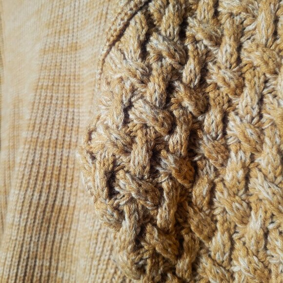 Sanctuary Women's Ribbed Long Sleeve Pullover Tan Marled Sweater - Size XS - Picture 5 of 11